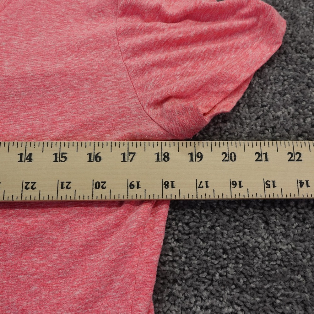 Mossimo T Shirt Womens Extra Large Pink Heathered V Neck Short Sleeve Casual - Picture 6 of 6